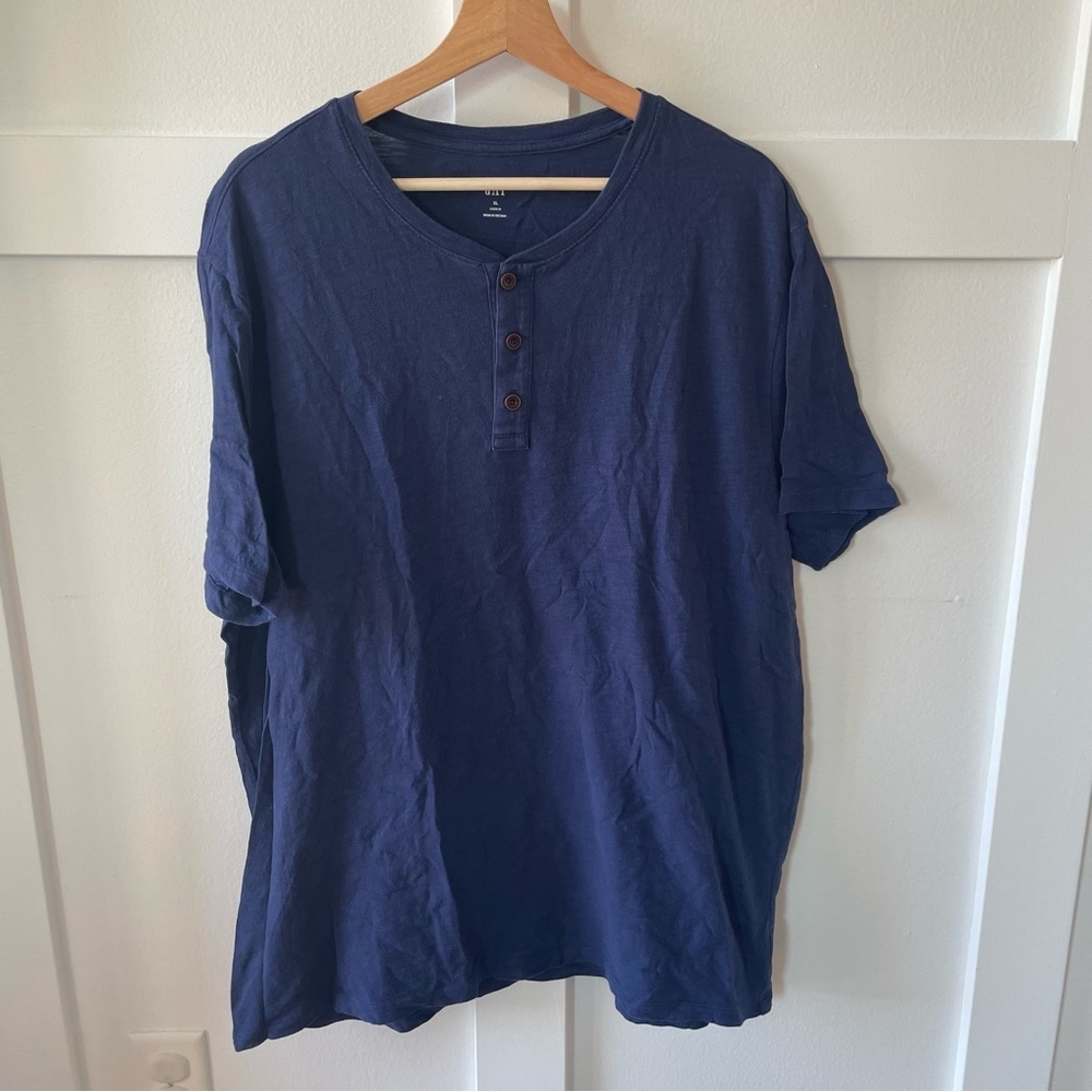 GAP Navy Blue Henley Tee